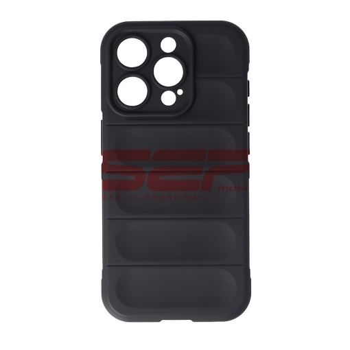 Husa Rubber Silicone Apple iPhone 15 Pro Black