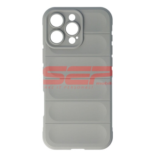 Husa Rubber Silicone Apple iPhone 16 Pro Max Silver