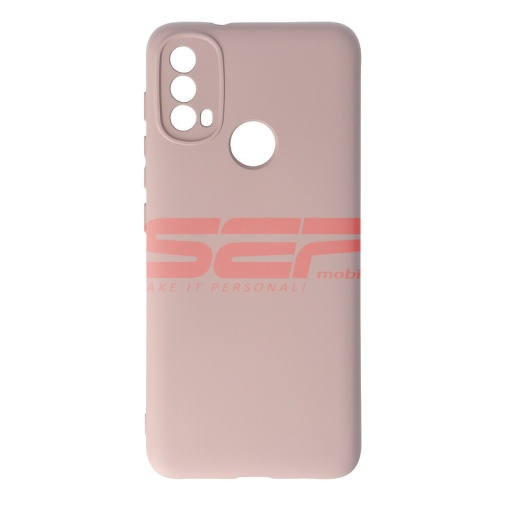 Husa silicon High Copy Motorola Moto E40 Ivory
