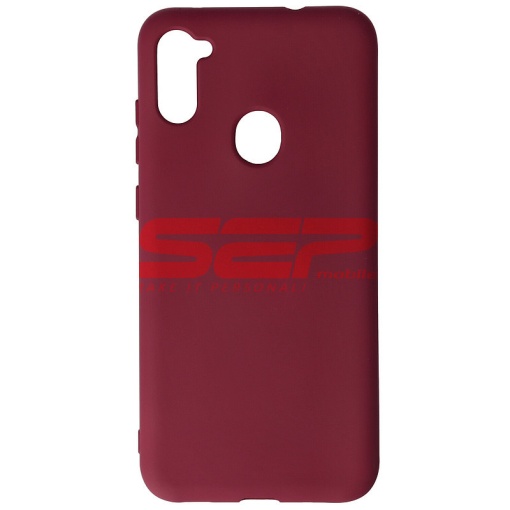 Husa silicon High Copy Samsung Galaxy M11 Burgundy