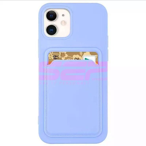 Husa TPU Card Holder Samsung Galaxy A72 Lavander