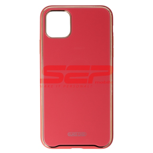 Husa TPU & Glass Luxury Apple iPhone 11 Pro Max Red