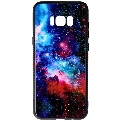 Husa TPU & Glass Samsung Galaxy S8 Plus Nebula Space