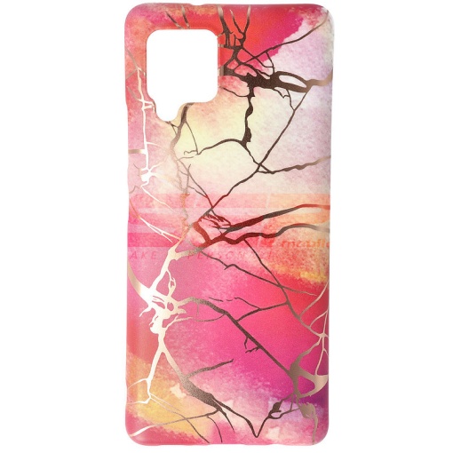 Husa TPU IMD Matte Gold Samsung Galaxy A42 5G Design 05