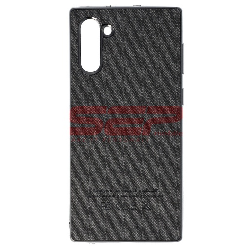Husa TPU Leather Denim Samsung Galaxy Note 10 Plus Black
