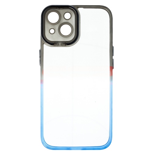 Husa TPU+PC Gradient Frame Apple iPhone 14 Black-Blue