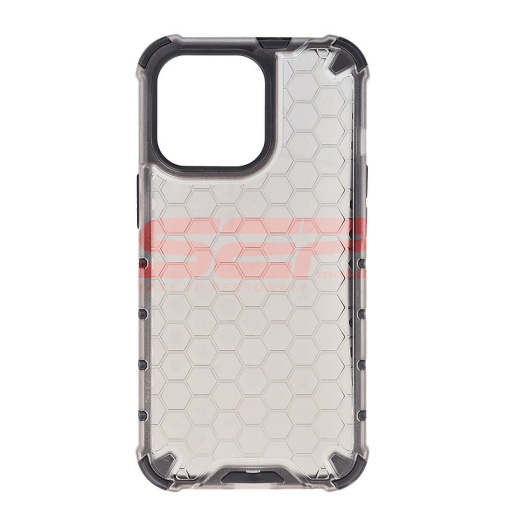 Husa TPU+PC Honeycomb Apple iPhone 13 Pro Black