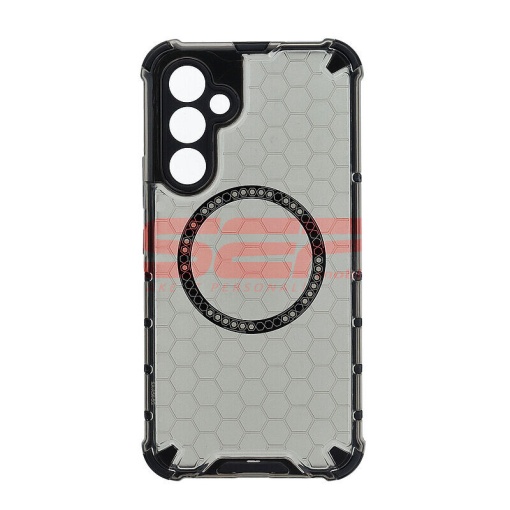 Husa TPU+PC Honeycomb Magsafe Samsung Galaxy A54 Black