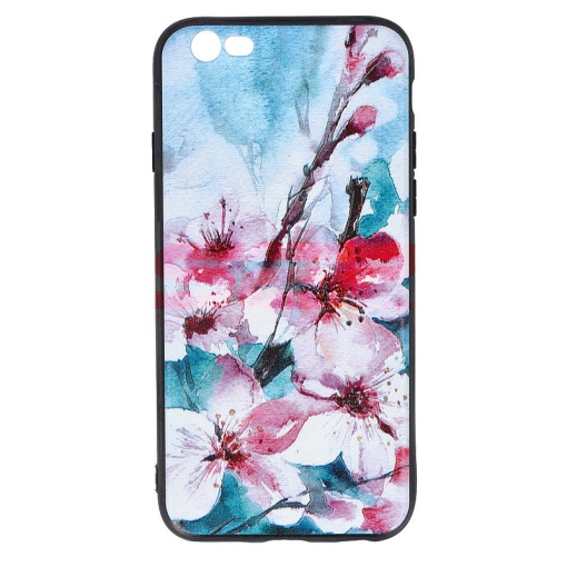 Husa TPU+PC UV Print 3D Apple iPhone 6 Flowers