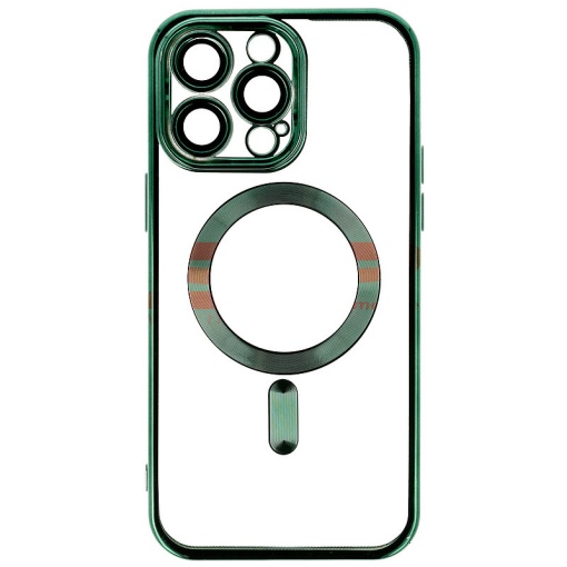 Husa TPU Plating Frame Magnetic Magsafe Apple iPhone 14 Pro Max Green