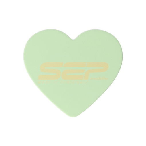 Stand suport adeziv Matte Touch Heart Light Green