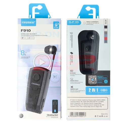 Casca bluetooth cu fir retractabil Fineblue F910