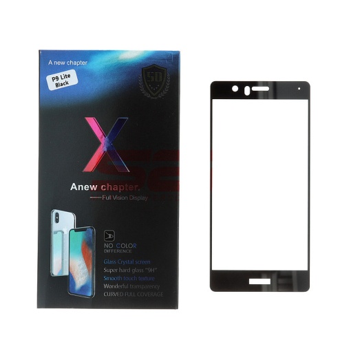 Geam protectie display sticla 3D Huawei P9 Lite BLACK