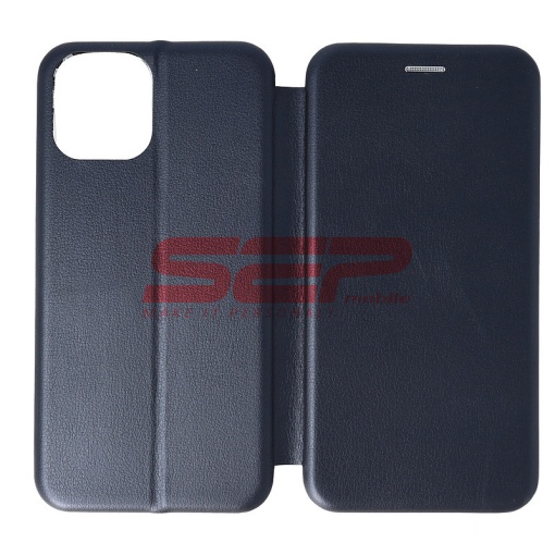 Husa FlipCover Round Apple iPhone 12 Pro Max Midnight Blue