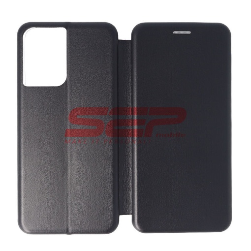 Husa FlipCover Round Motorola Moto G55 5G Black