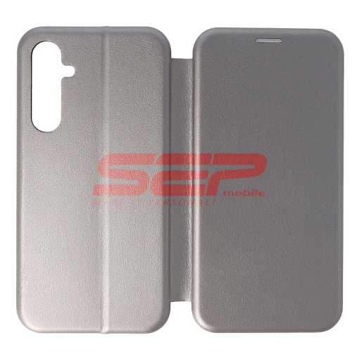 Husa FlipCover Round Samsung Galaxy A35 Fossil Grey