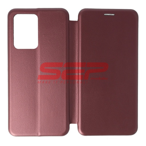 Husa FlipCover Round Xiaomi 11T Pro Wine