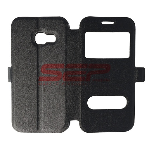 Husa FlipCover Smart View Samsung Galaxy A3 2017 BLACK
