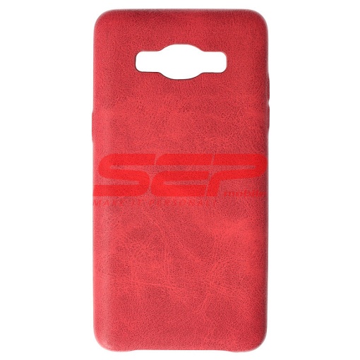 Husa Leather Vintage Tatoo Samsung Galaxy J5 2016 RED
