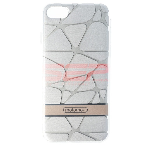 Husa Motomo 3D Stones Apple iPhone SE 2022 SILVER