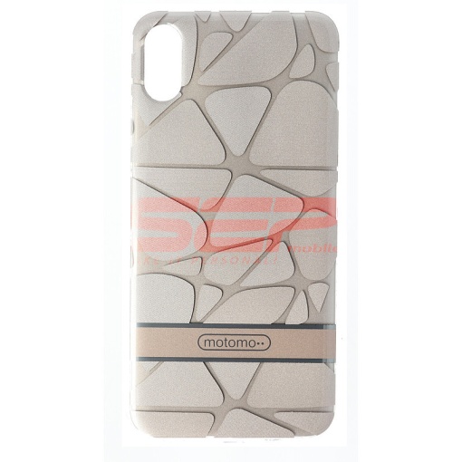 Husa Motomo 3D Stones Apple iPhone X / XS LIGHT GOLD