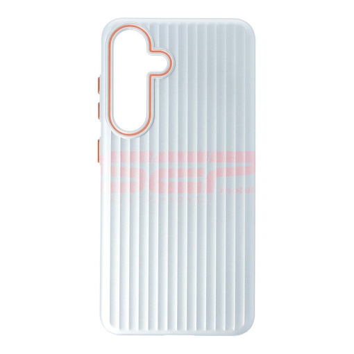 Husa PC Metallic Lines Samsung Galaxy S24 Silver