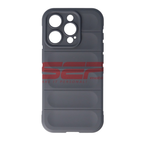 Husa Rubber Silicone Apple iPhone 15 Pro Dark Grey