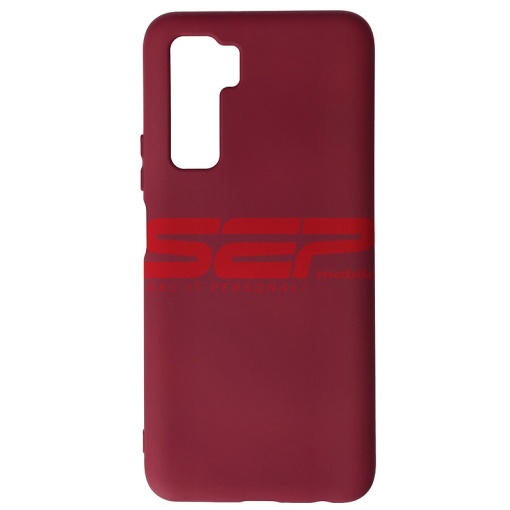Husa silicon High Copy Huawei P40 Lite 5G / nova 7 SE Burgundy
