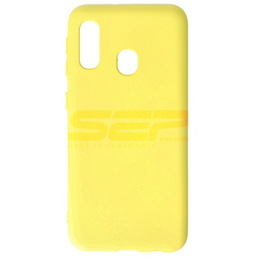 Husa silicon High Copy Samsung Galaxy A20e Yellow