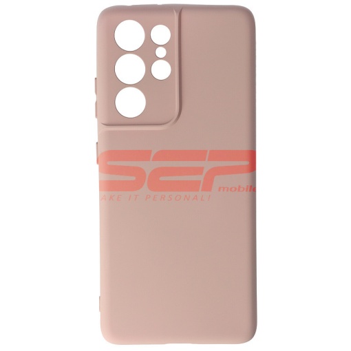 Husa silicon High Copy Samsung Galaxy S21 Ultra Ivory