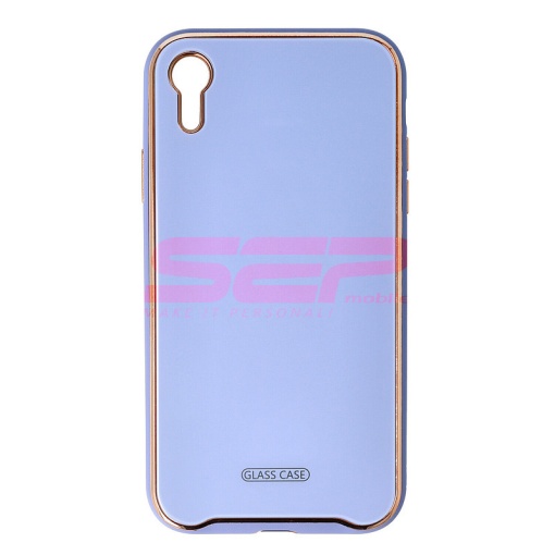 Husa TPU & Glass Luxury Apple iPhone XR Sky Blue