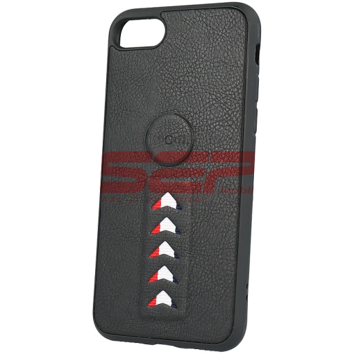 Husa TPU Leather Arrow Samsung Galaxy J4 Plus Black