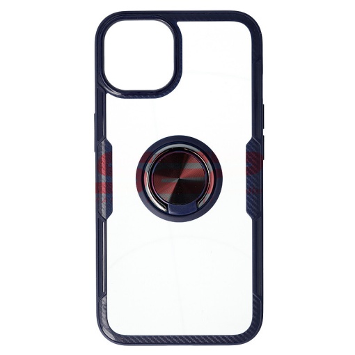 Husa TPU+PC Carbon Ring Case Apple iPhone 13 Blue