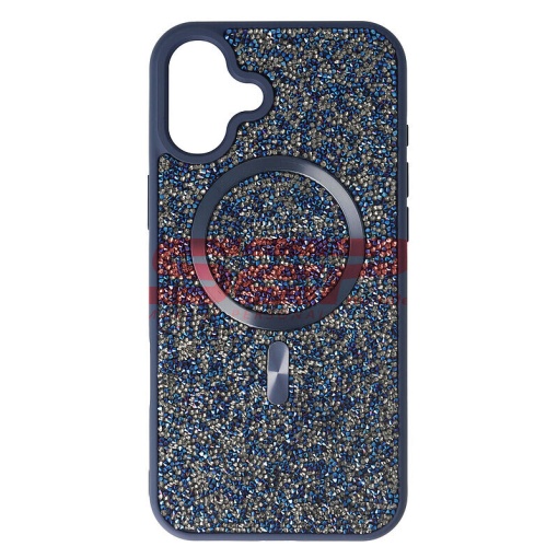 Husa TPU+PC Diamonds Magsafe Apple iPhone 16 Plus Navy