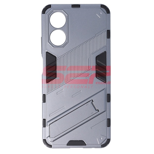 Husa TPU+PC PUNK Oppo A17 4G Grey