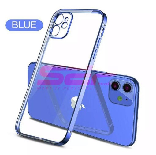 Husa TPU Plating Frame Apple iPhone 13 mini Blue