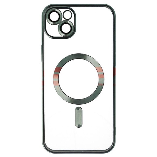 Husa TPU Plating Frame Magnetic Magsafe Apple iPhone 15 Plus Green