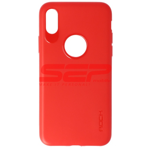 Husa TPU Rock Apple iPhone X RED