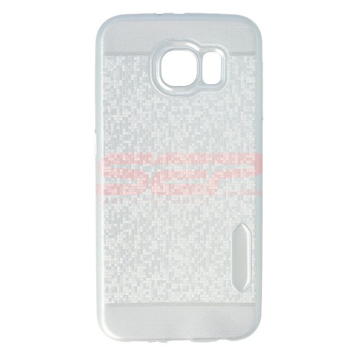 Husa TPU Water Cube Samsung Galaxy S6 SILVER