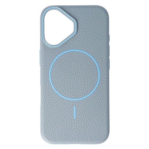 Toc Luxury Leather Magsafe Apple iPhone 16 Sky Blue