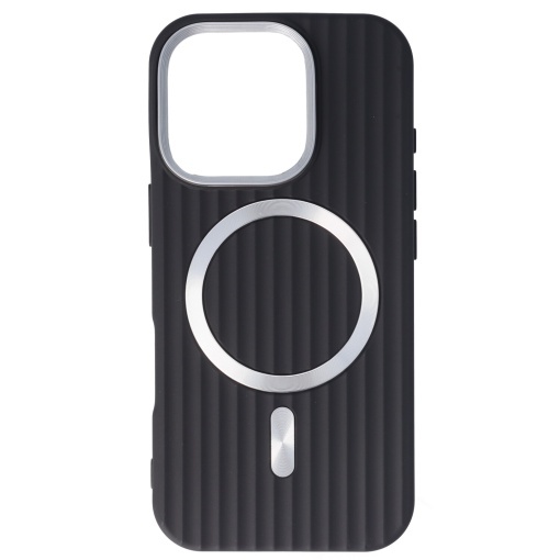 Toc TPU Magnetic Waves Apple iPhone 16 Pro Black