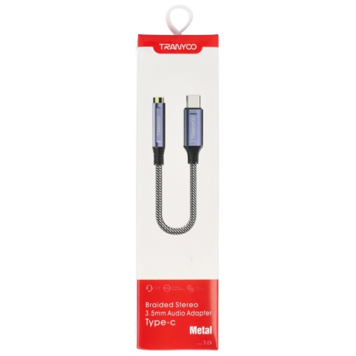 Adaptor audio jack 3.5mm - Type-C Tranyoo T-E8