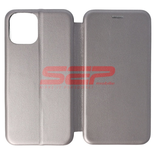 Husa FlipCover Round Apple iPhone 12 Pro Max Fossil Gray