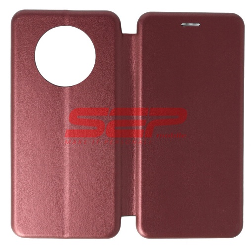 Husa FlipCover Round Huawei nova Y90 Wine
