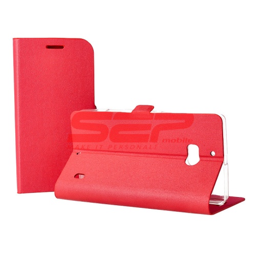 Husa FlipCover Stand Magnet Microsoft Lumia 640 XL ROSU