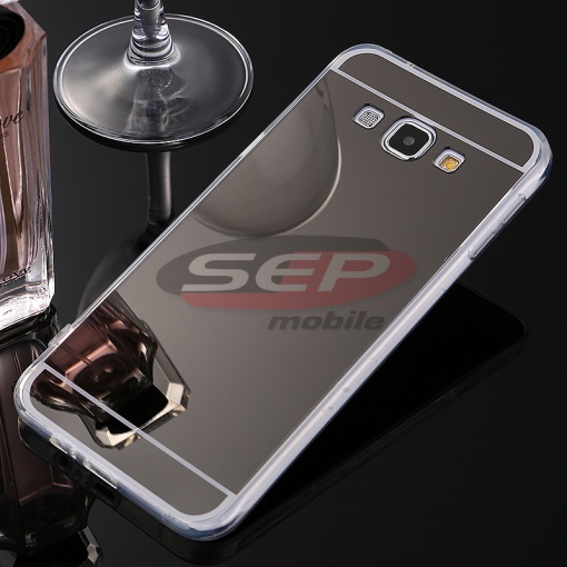 Husa Jelly Case Mirror Samsung Galaxy S6 Edge Plus GRAY