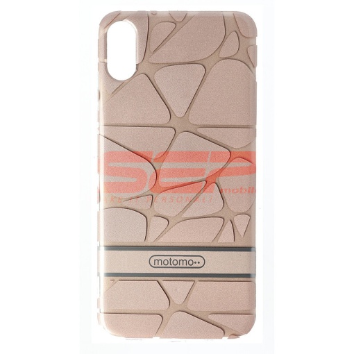 Husa Motomo 3D Stones Apple iPhone X / XS GOLD