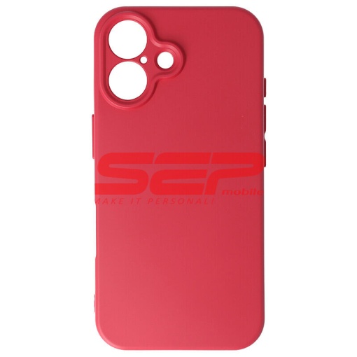 Husa silicon High Copy Apple iPhone 16 Raspberry