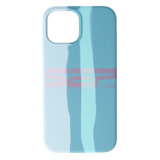 Husa silicon High Copy Rainbow Apple iPhone 13 mini No. 03