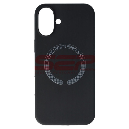 Husa silicon Mag Cover Apple iPhone 16 Plus Black